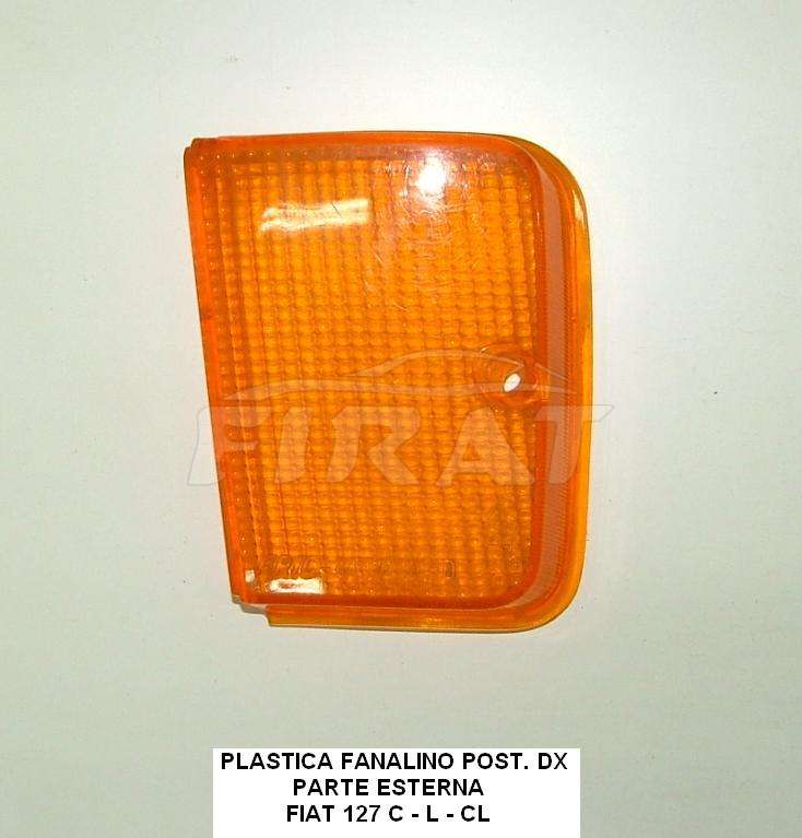 PLASTICA FANALINO FIAT 127 C - L - CL EST. POST.DX